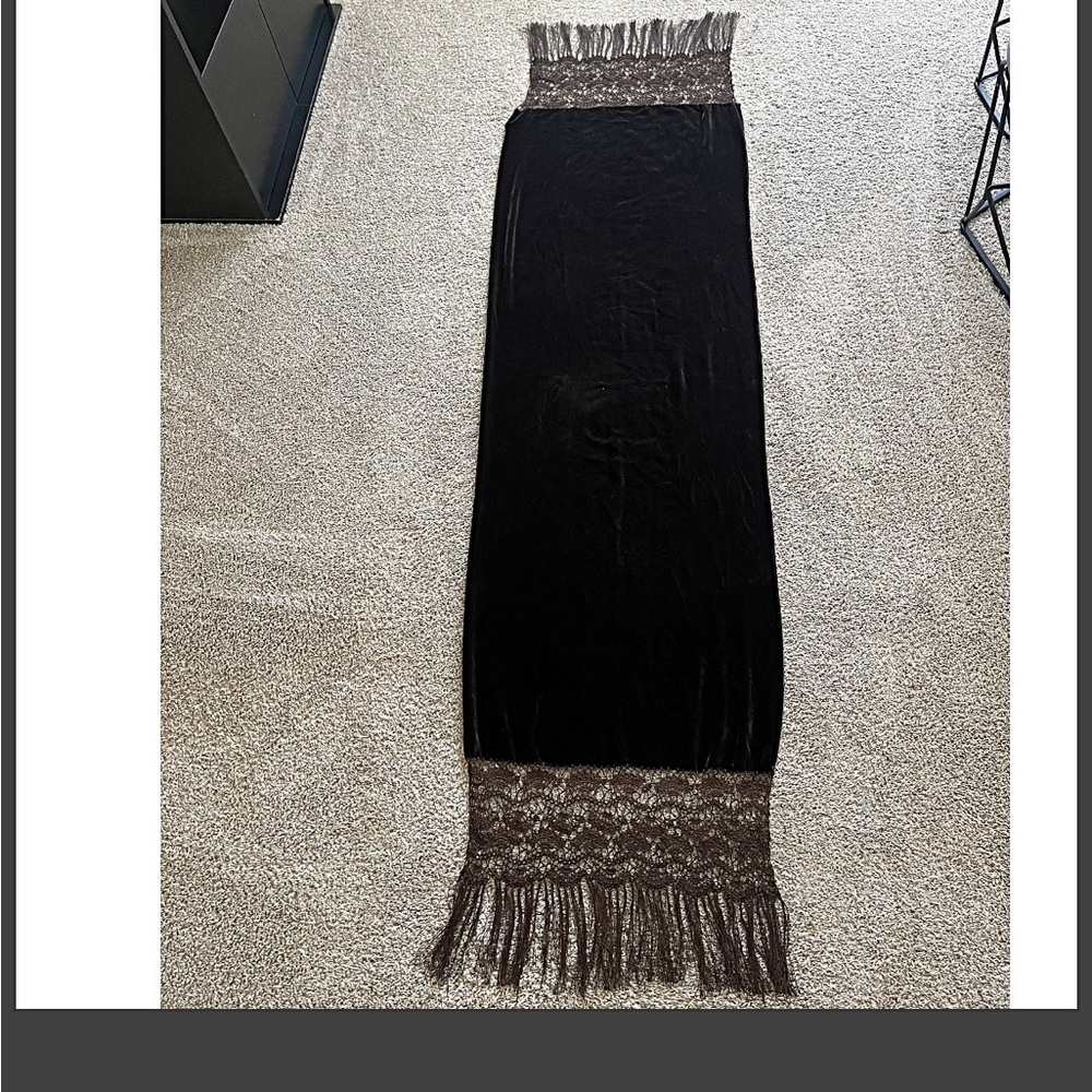 Vintage Oscar de la Renta Velvet Shawl